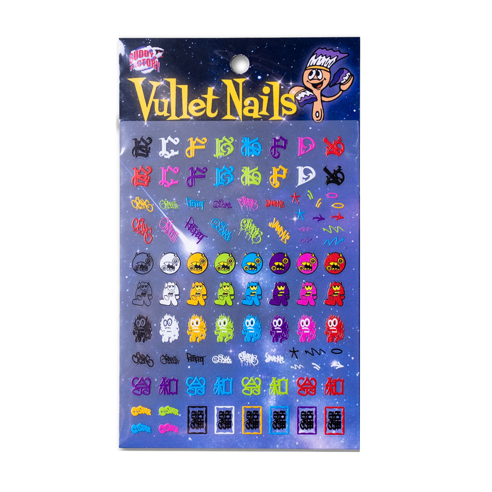 Vullet Nails Sticker -CASPER Letters – BUDDY FACTORY